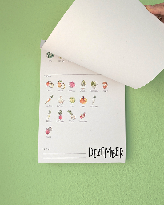 Zeigt das Kalenderblatt "Dezember"