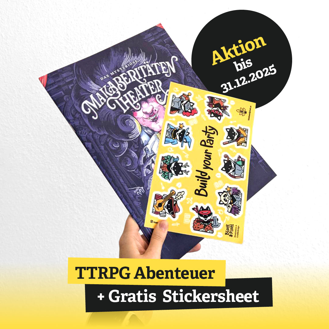 TTRPG Abenteuer – Das mysteriöse Makaberitäten Theater